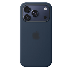 Чохол Silicone Case 1:1 з закритою кнопкою камери для iPhone 17 Pro Midnight 4115-1 фото