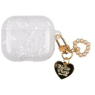 Чохол Jewelry для AirPods 4 з карабіном White 2691-1 фото