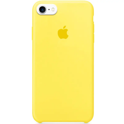 Silicone Case FULL iPhone 6,6s Yellow 111-3 фото