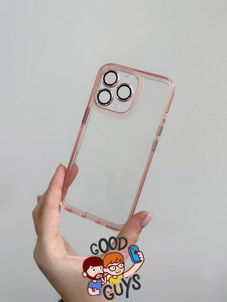 Чохол Acrylic Lens Protection Case для iPhone 13 Pro Pink 1185-2 фото