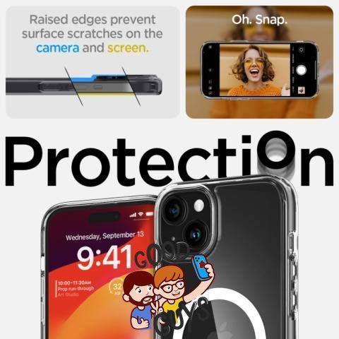 Чохол прозорий Spigen Crystal з MagSafe iPhone 15 Pro Max 2203-0 фото