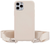 Чохол силіконовий з ремінцем Crossbody для iPhone 12,12 Pro Antique white 1198-13 фото