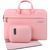 Чохол-сумка WIWU для ноутбуку 13"/14" Campus Slim Series ( + чохол та коврик для мишки) Pink 2614-3 фото
