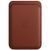 Кишенька-гаманець MagSafe pocket leather logo Saddle Brown 2992-2 фото