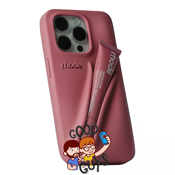 Чохол Lipstick case Rhode з місцем для блиску для iPhone 17 Pro Salty Tan 4141-5 фото