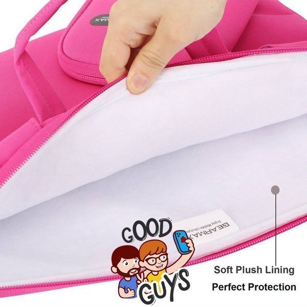 Чохол-сумка WIWU для ноутбуку 13"/14" Campus Slim Series ( + чохол та коврик для мишки) Pink 2614-3 фото
