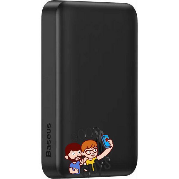 Павер бенк Baseus Magnetic Mini Air Wireless Power Bank 10000mAh 20W Black 3019-0 фото