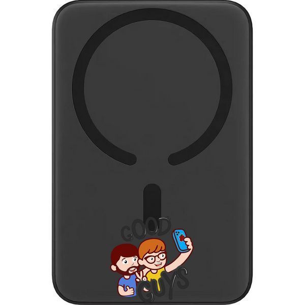 Павер бенк Baseus Magnetic Mini Air Wireless Power Bank 10000mAh 20W Black 3019-0 фото