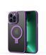 Чохол Crystal Matt з підставкою MagSafe iPhone 14 Deep Purple 1177-2 фото 1