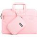 Чохол-сумка WIWU для ноутбуку 13"/14" Campus Slim Series ( + чохол та коврик для мишки) Pink 2614-3 фото 2