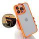 Crystal case Camera stand для iPhone 14 Pro Max Orange 1760-3 фото 1