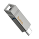 Флеш-накопичувач USB-A/C HOCO UD14 Clever USB3.2 Type-C mini flash drive 128Gb Metal Gray 4327-1 фото 2