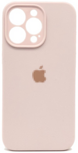 Чохол Silicone case Full + camera iPhone 15 Pro Max Chalk Pink 2103-4 фото