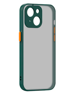 Чохол Avenger FULL Camera для iPhone 14 Forest Green-Orange 1322-3 фото