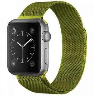 Ремінець Milanese Loop Apple Watch Magnetic 38,40,41,42mm 10gen Green 277-28 фото