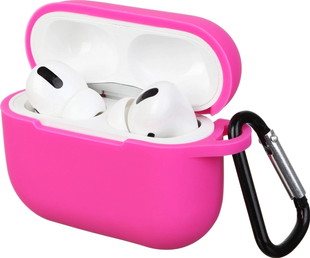 Чохол з мікрофіброю для AirPods Pro 2gen. Hot Pink 1433-2 фото