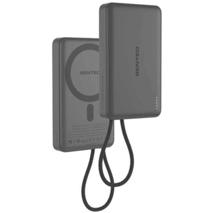 Power Bank Senteo Q.MAX 3 Ultra Slim 10000 mah 15W Type-C 22.5W Gray 4502-0 фото