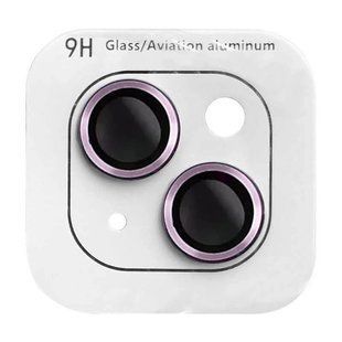 Скло (лінзи) для камери Metal Classic для iPhone 15 Pro/15 Pro Max Light Purple 1802-11 фото