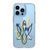 Чохол прозорий з принтом №25 "Тризуб з волошками" iPhone 13 Pro Max 1050-4 фото