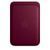 Кишенька-гаманець MagSafe pocket leather logo Rose Red 2992-3 фото