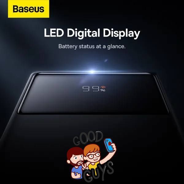 Павер бенк Baseus Star-Lord Digital Display Fast Charge 20000 mAh 22.5W Black 3020-0 фото
