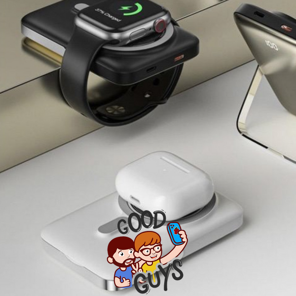 Power Bank WiWU Elite Series 3in1 Magnetic 10000mAh Wi-PO18 Black 4095-0 фото