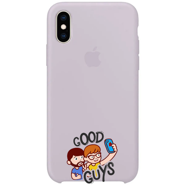 Silicone Case FULL iPhone X,Xs Lavander 114-6 фото