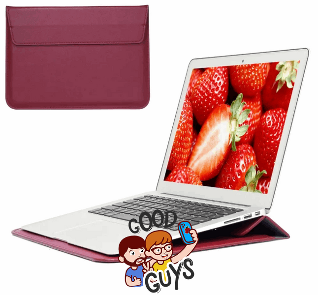 Конверт з екошкіри для MacBook 13’ , 14’ Rose Red 289-9 фото