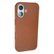 Чохол Leather Case 1:1 with MagSafe iPhone 17 Saddle Brown 4030-0 фото 1