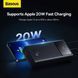Павер бенк Baseus Star-Lord Digital Display Fast Charge 20000 mAh 22.5W Black 3020-0 фото 9