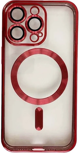 Чохол Shining with MagSafe на iPhone 13 Pro Red 358-6 фото
