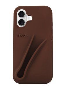 Чохол Lipstick case Rhode з місцем для блиску для iPhone 17 Pro Espresso 4141-7 фото