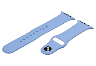 Ремінець Apple Watch Silicone 42,44,45,46mm(10,11S),49mm(ultra 1-3S)Azure blue 276-23 фото