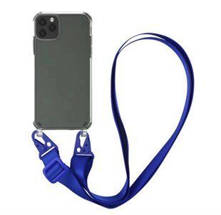 Чохол Armored з ремінцем Crossbody для iPhone 12 Pro Blue 1479-13 фото
