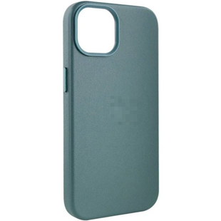 Чохол Leather Case 1:1 with MagSafe iPhone 15 Pro Max Pine Green 2234-7 фото