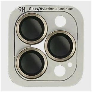 Скло (лінзи) для камери Metal Classic для iPhone 16 Pro/16 Pro Max Gold 2497-4 фото