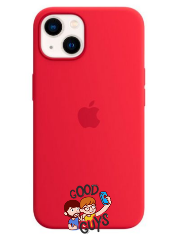 Silicone Case FULL iPhone 13 Mini Red 123-13 фото