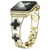 Ремінець Apple Watch Van Cleef 38,40,41mm,42mm(10,11S) Black-Gold 4542-8 фото