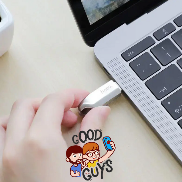 Флеш-накопичувач USB-A/C HOCO UD8 Smart Type-C USB drive 128Gb Silver 4328-1 фото