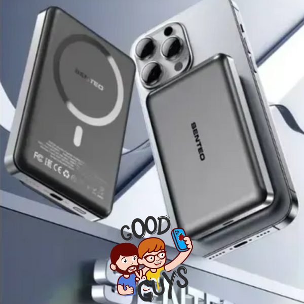 Power Bank Senteo Q.MAX 1 Ultra Slim 10000 mah 15W Silver 4503-0 фото