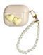 Чохол Jewelry для AirPods 1/2 з карабіном Cream Hearts 2301-13 фото 1