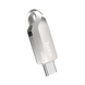 Флеш-накопичувач USB-A/C HOCO UD8 Smart Type-C USB drive 128Gb Silver 4328-1 фото 1