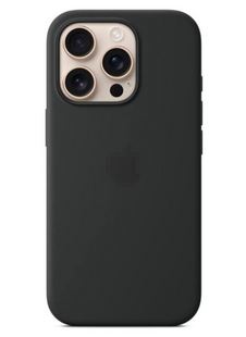 Чохол Silicone Case 1:1 з закритою кнопкою камери для iPhone 16 Pro Black 2752-0 фото