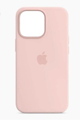 Silicone Case FULL iPhone 14 Pro Pink sand 129-18 фото