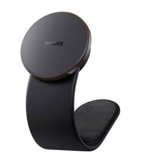 Автотримач Baseus C02 Pro MagSafe з безпровідною зарядкою 2в1 Black 2534-0 фото