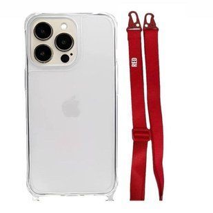 Чохол Armored з ремінцем Crossbody для iPhone 14 Pro Red 1485-18 фото