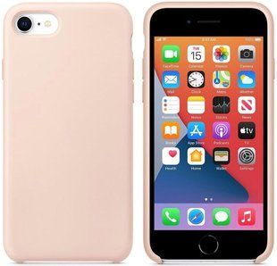 Чохол Full Silicone Case NO LOGO iPhone 7,8,SE 2 Pink sand 1222-1 фото