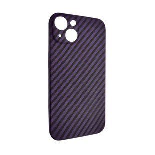 Чохол Carbon case MagSafe для iPhone 15 Deep Purple 1817-2 фото