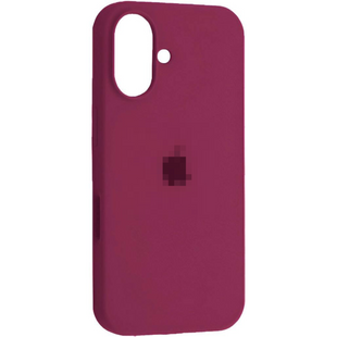 Чохол Silicone case Full iPhone 16 Pomegranate 2480-60 фото