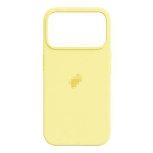 Чохол Silicone case Full iPhone 18 Pro Max Mellow yellow 4614-48 фото
